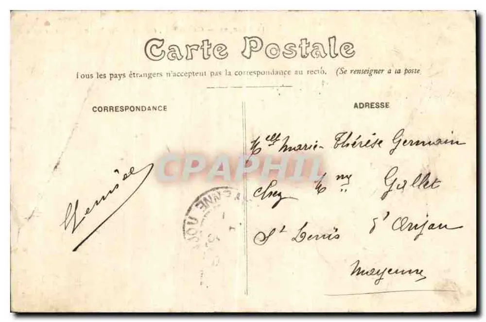 Bourges — Kathedrale, Aufnahme aus den Nouvelles Galeries — Verleger: Nouvelles Galeries - Rückseite