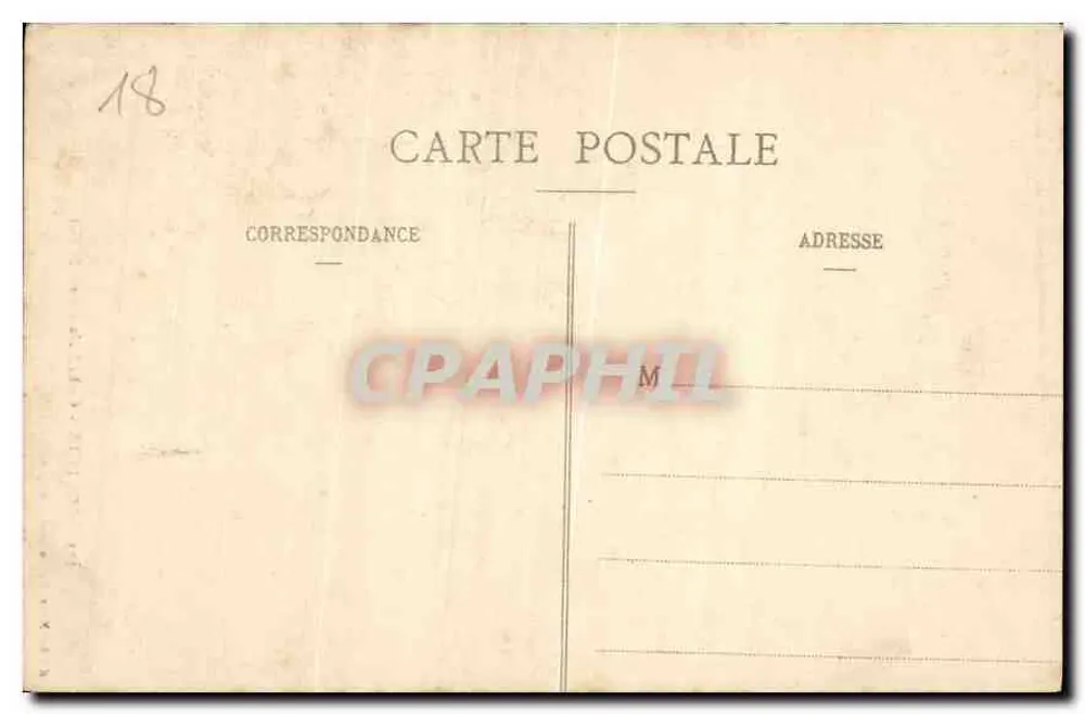 Bourges — Katedra — Duża nawę — Wydawnictwo Nouvailles Galeries, nr 133 - Rewers