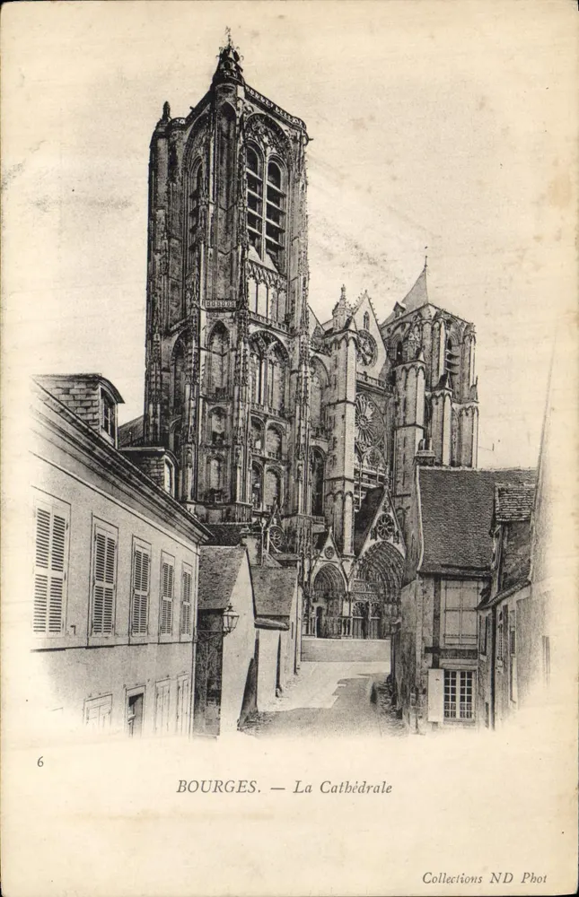 Bourges — A Catedral — Collections ND Phot - Frente
