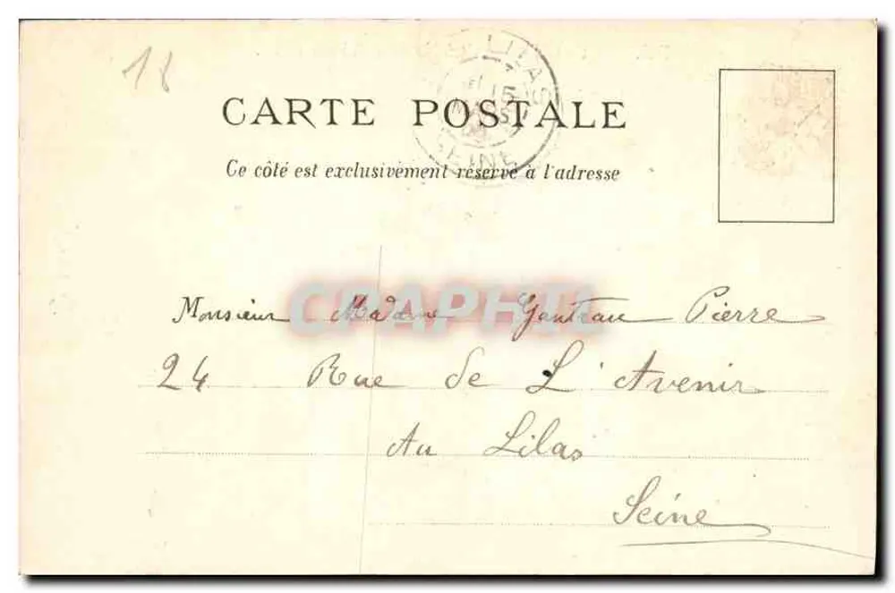 Bourges — Catedral (lado do sul) — Libr. Auxenfan - Verso