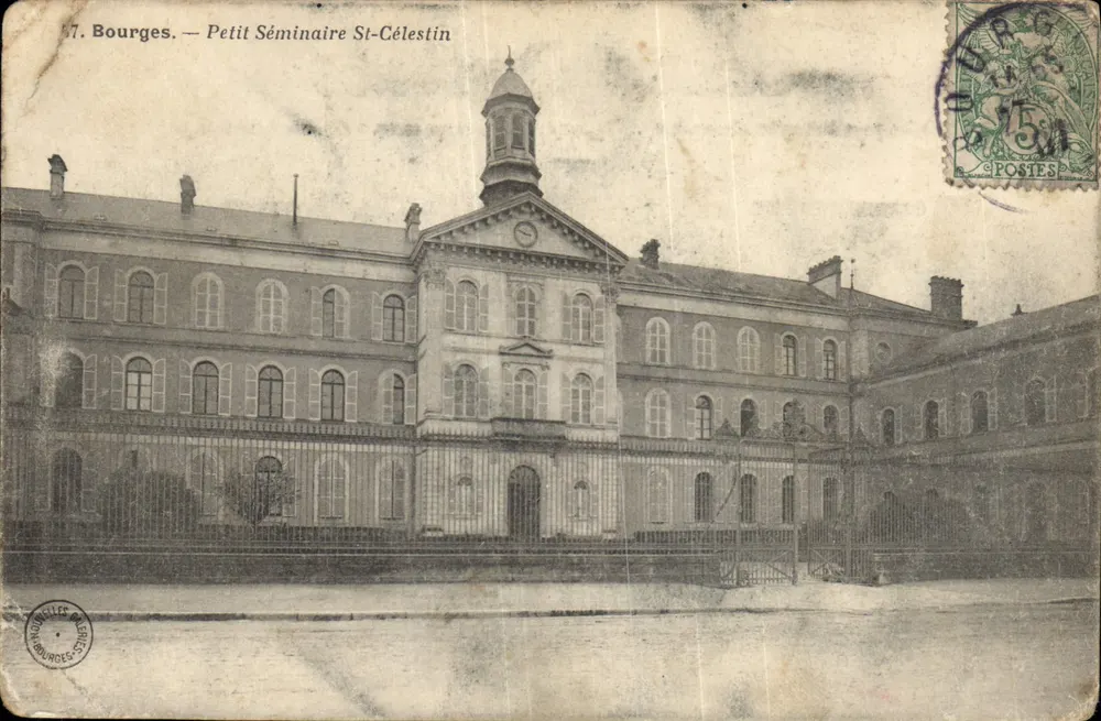 Bourges — Pequeno Seminário São Célestin — Editor: Bourges - Frente