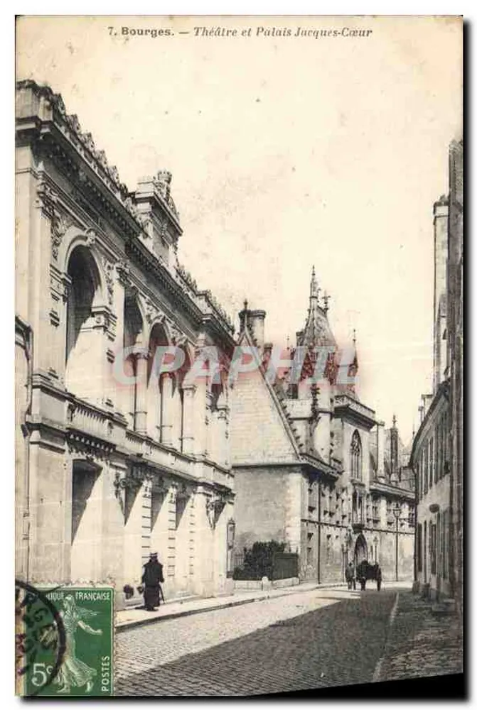 Bourges — Teatro e Palácio Jacques-Cœur - Frente