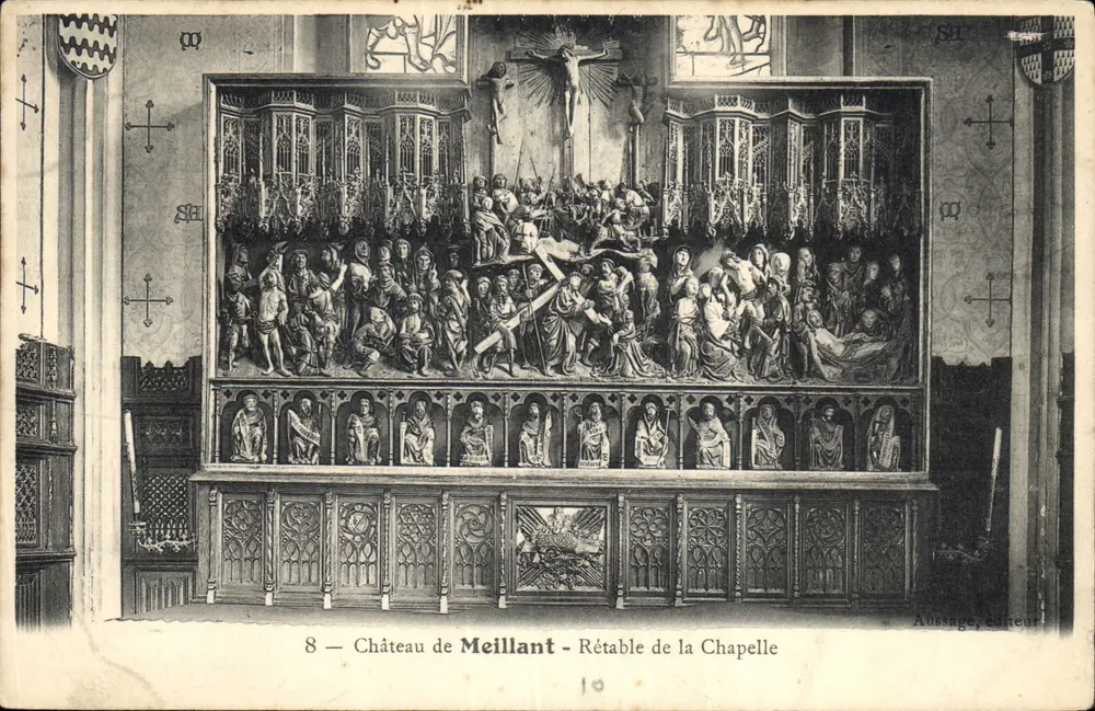 Castelo de Meillant - Rétable da Capela — Austage, editor - Frente