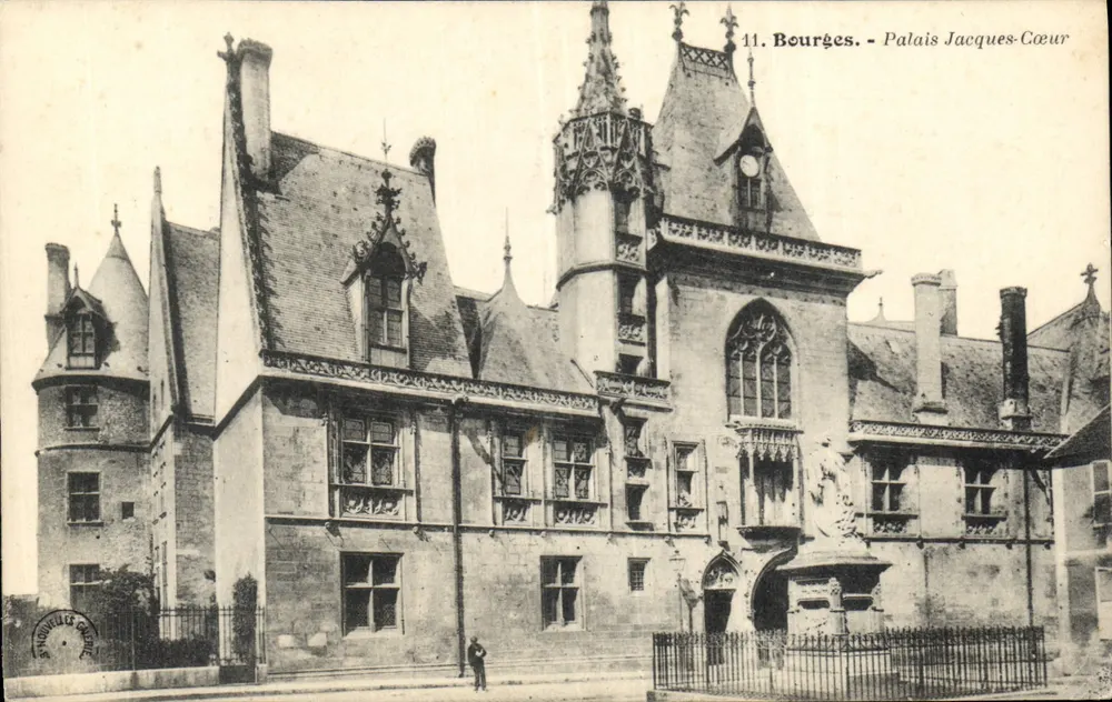 Bourges - Palácio Jacques-Cœur — editor St. Nouvelles Géographiques, n°11 - Frente