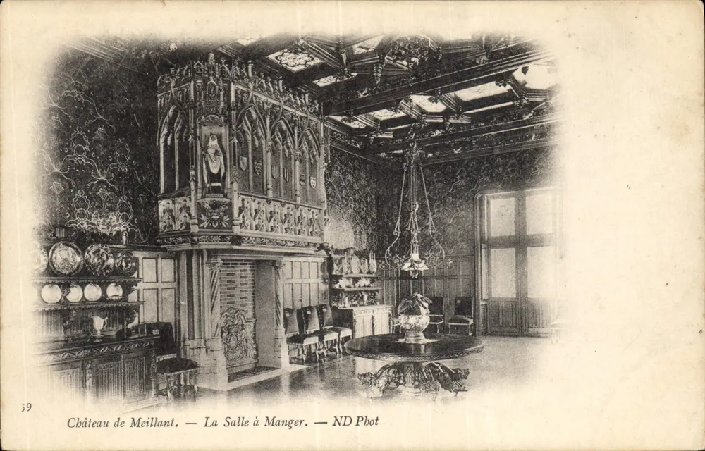 Schloss Meillant — Das Speisezimmer — ND Phot - Vorderseite
