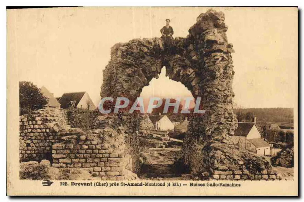 Drevant (Cher) nahe St-Amand-Montrond — Gallo-Römische Ruinen — n°225 - Vorderseite