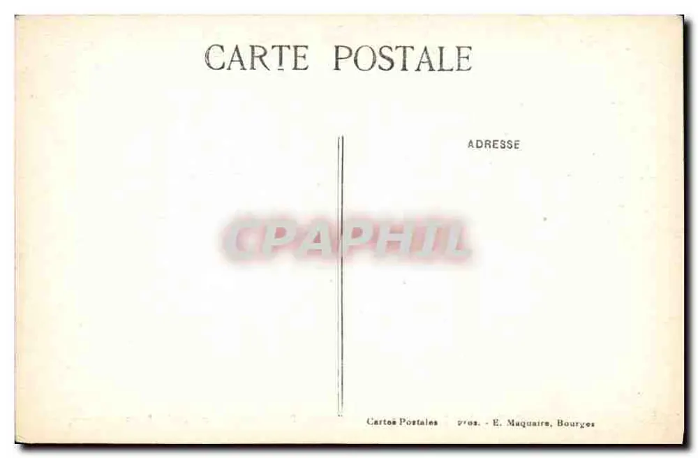 Bourges - Innenansicht der Kathedrale - Umkreis des Chors, Nordseite — E. Maquaire, n°290 - Rückseite