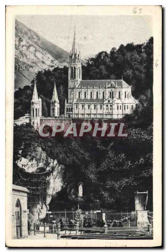 Lourdes — A Gruta e a Basílica — Edição P. Doucet, n°65 - Frente
