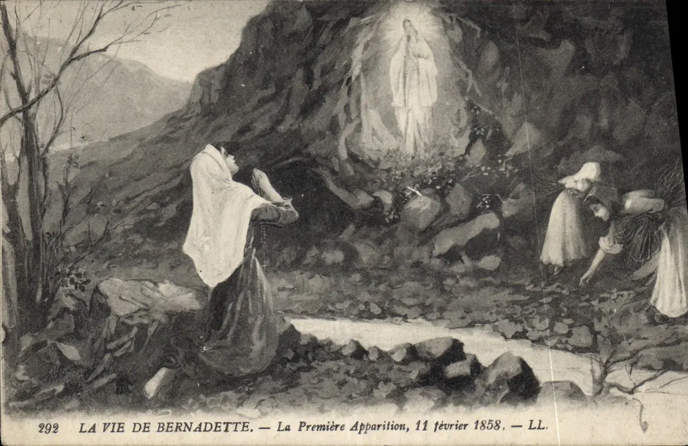 A Vida de Bernadette — A Primeira Aparição, 11 de fevereiro de 1858 — LL - Frente