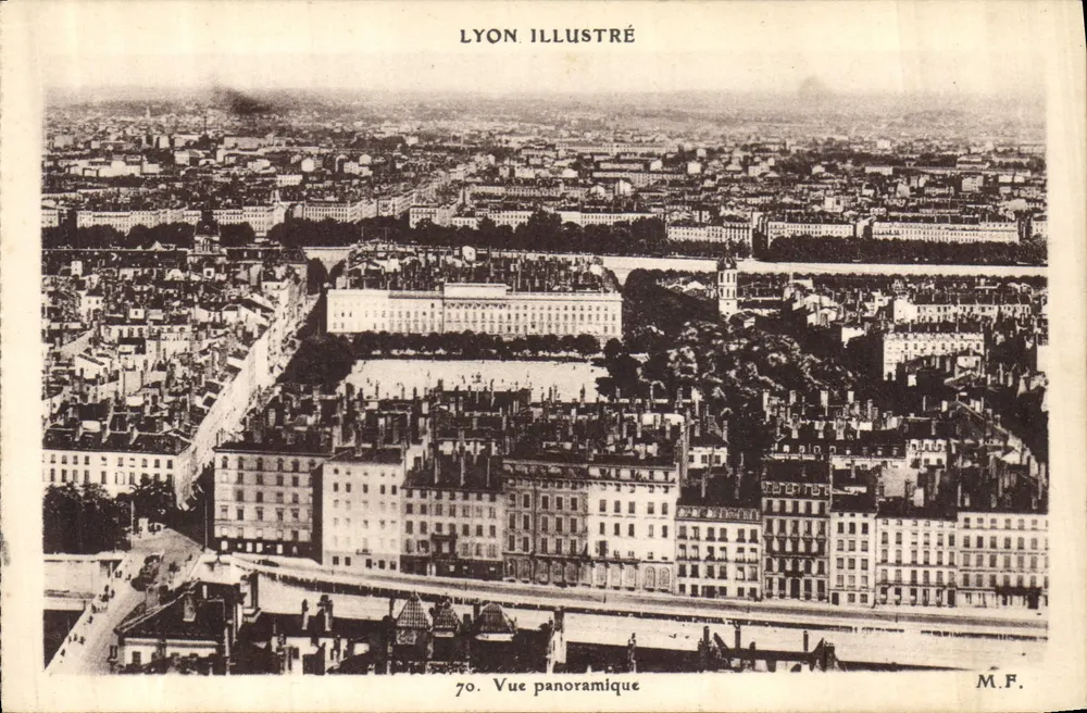 Lyon — Vista panorâmica — Lyon Illustré, n°70 - Frente