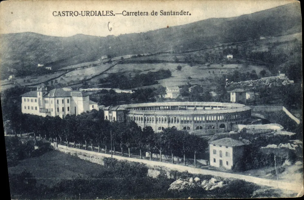 Castro-Urdiales — Carretera de Santander — Wydawca Cliché Ximénez, nr 6 - Awers