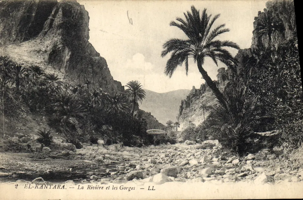 El-Kantara — La Fiume e le Gole — LL - Recto
