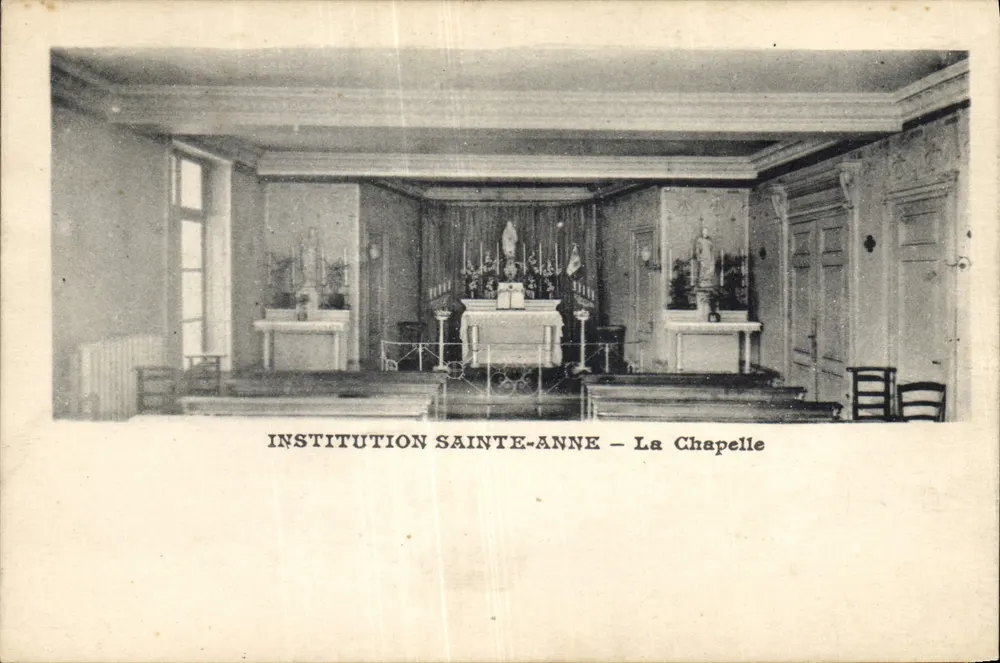 Institution Sainte-Anne — The Chapel — Publisher and Series Number Not Legible - Front