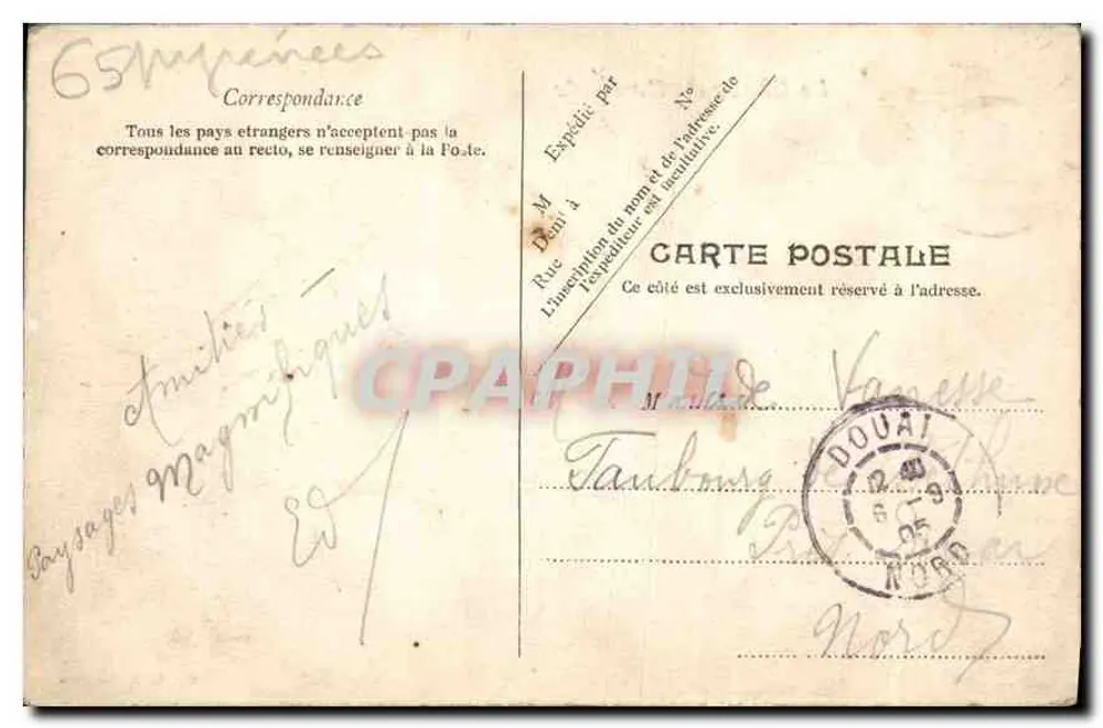 O Caos de Gavarnie — vista panorâmica — L. M. Lourdes, n°39 - Verso
