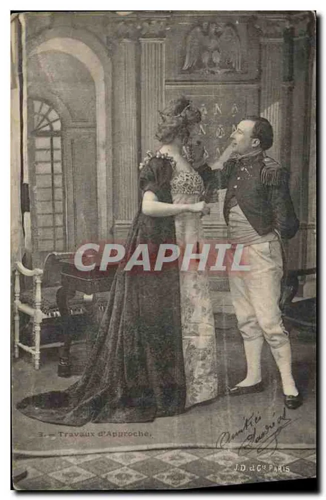 Cena de teatro — Trabalhos de Aproximação — J.D. & Cie Paris - Frente