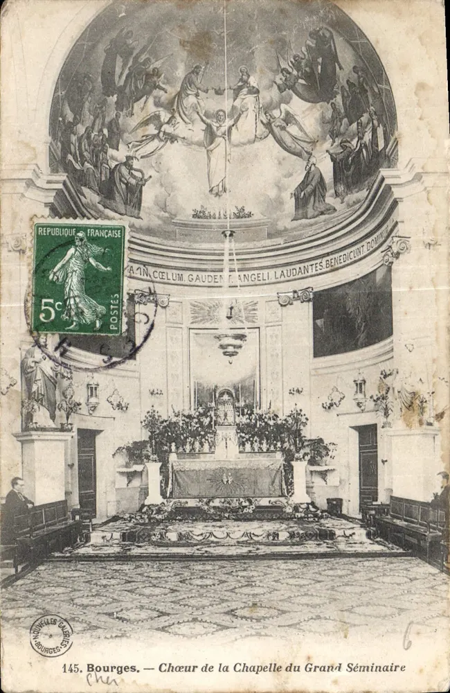 Chor der Kapelle des Grand Seminaires — Bourges — Verlag Monelles & Cie, n° 145 - Vorderseite