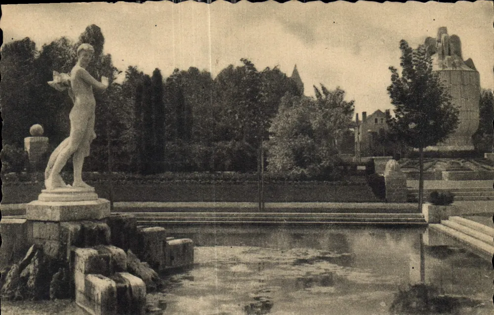 Bourges - Garten der Prés-Fichaux - Bassin von Diane — Verleger nicht sichtbar - Vorderseite