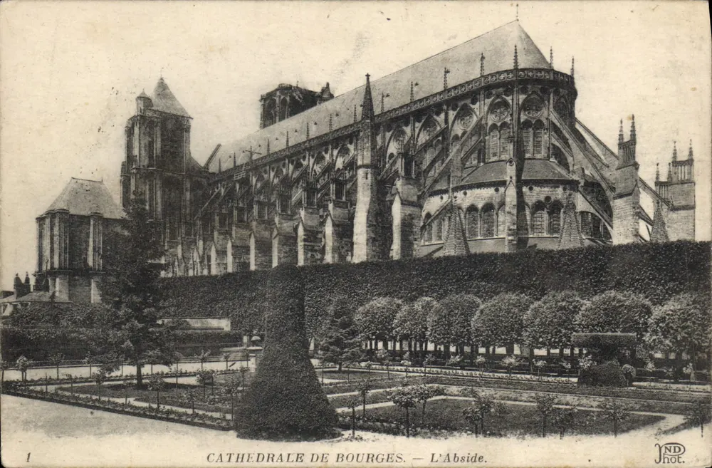 Catedral de Bourges — A Abside — JND Phot. - Frente