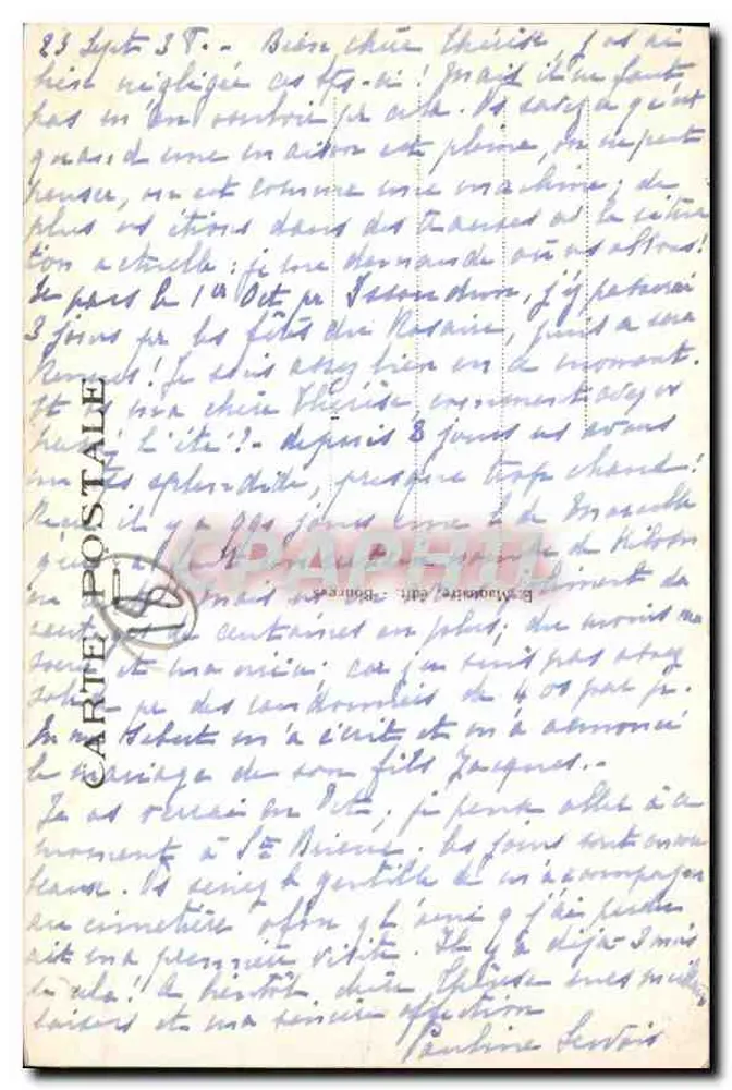 Bourges — Innenansicht der Kathedrale. Der Chor und der Hauptaltar - Rückseite