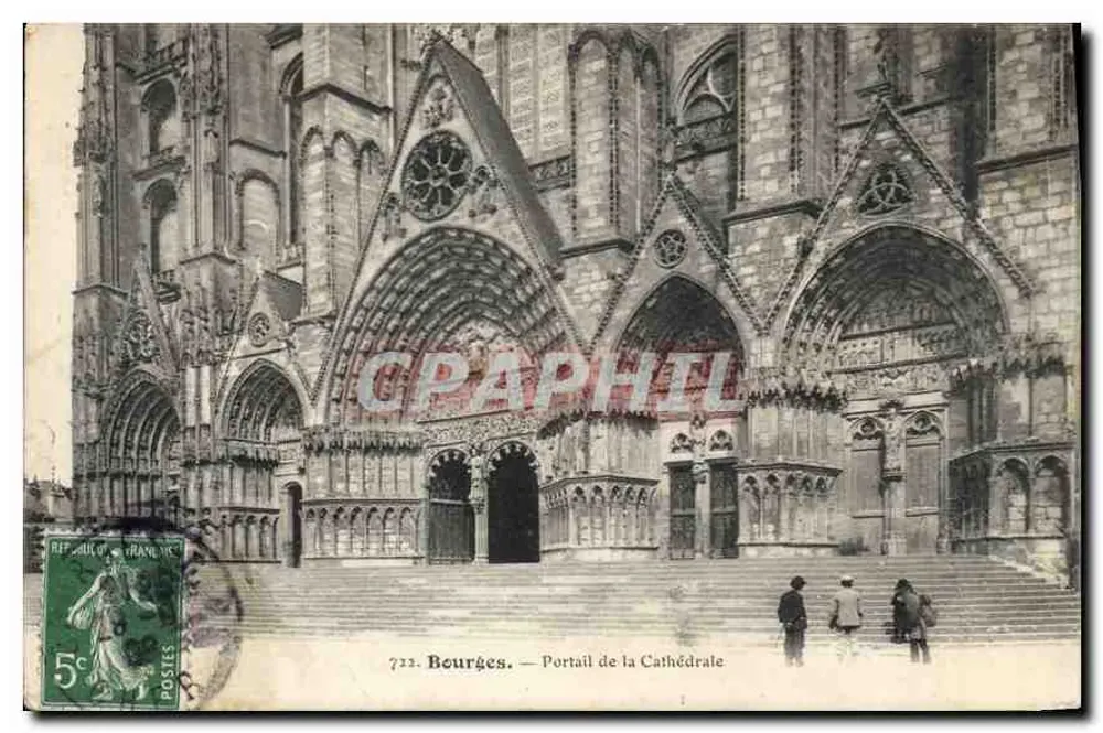 Bourges — Portail de la Cathédrale - Awers