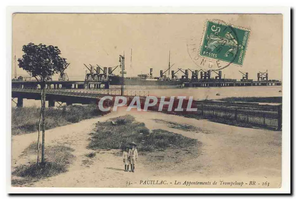 Pauillac - Les Appontements de Trompeloup — BR - 163 - Vorderseite