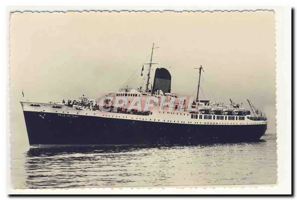 Stadt Tonnay — Kreuzfahrtschiff — unbekannter Verlag - Vorderseite