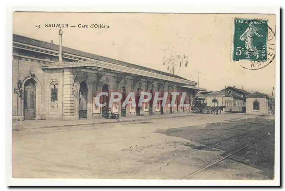 Saumur — Estação de Orléans — n°23 - Frente