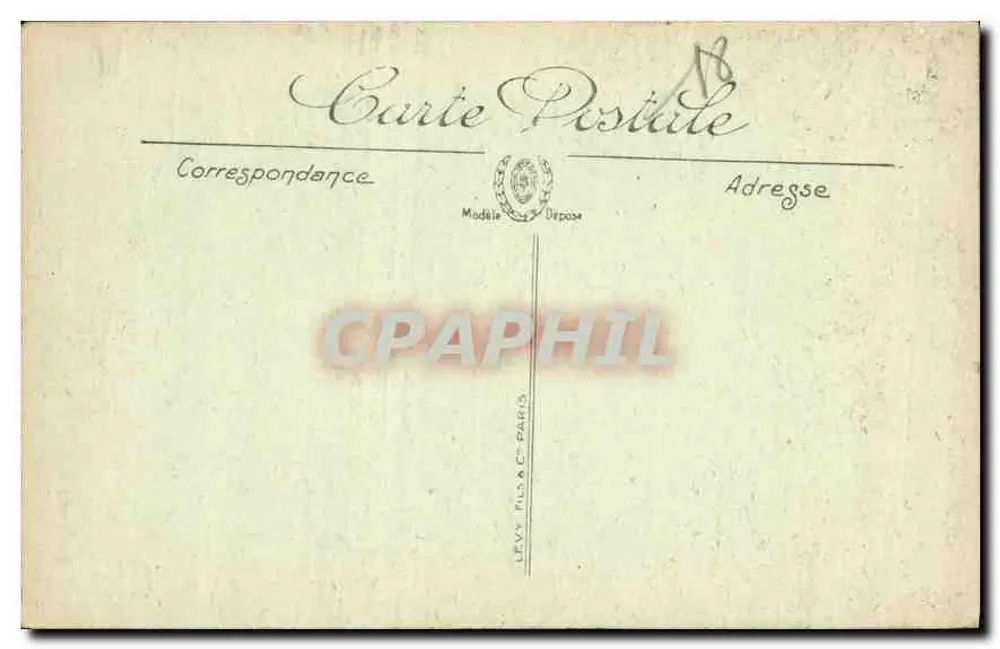 Bourges — Palast Jacques-Cœur, Kamin der Wachstube — LL - Rückseite