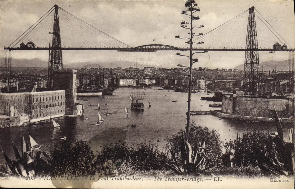 Marseille — O Pont Transbordeur — Selecta, n°205 - Frente