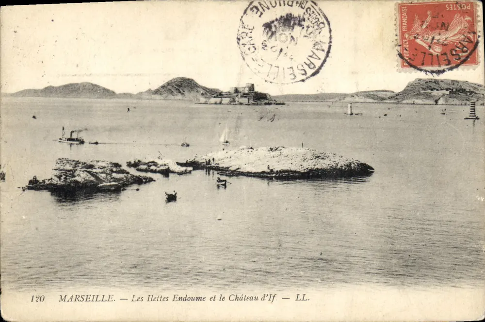 Marseille — Die Îles d'Endoume und das Schloss If — LL. — Nr. 120 - Vorderseite