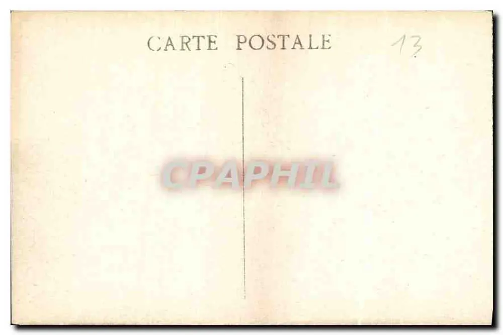 Marselha — O Farol da Désirade — n° 13 - Verso