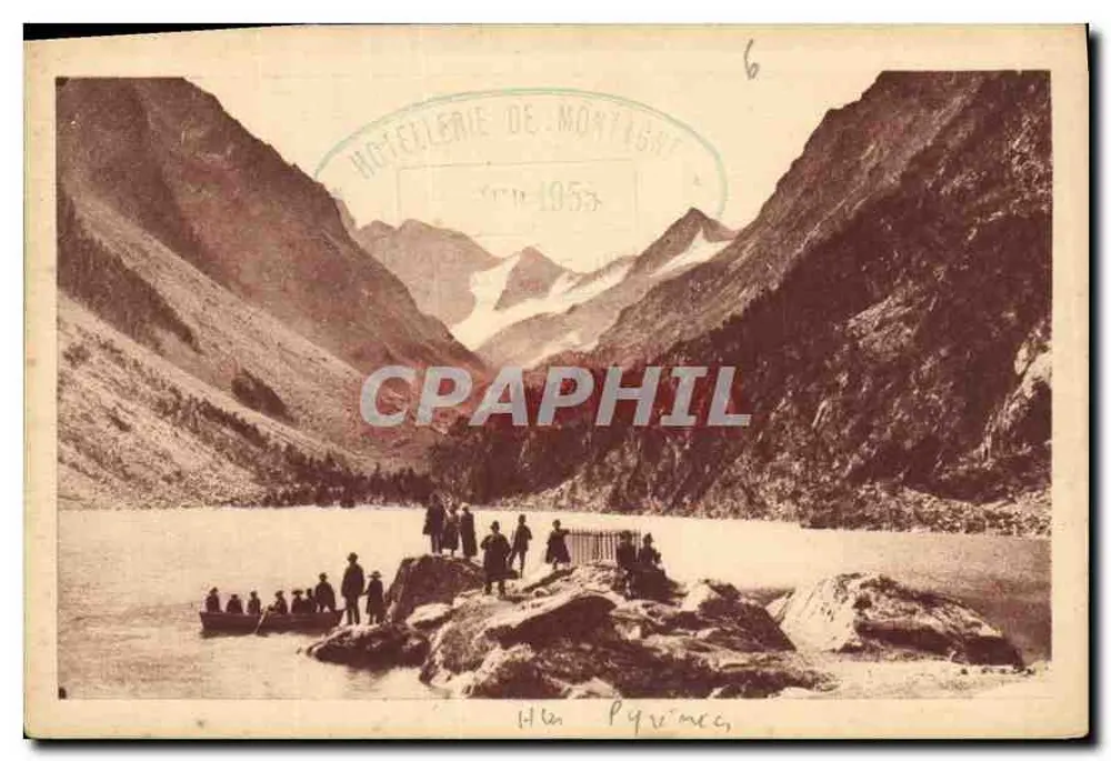 Jezioro Gaube — Pireneje — Hotel Montlight, nr 6 - Awers