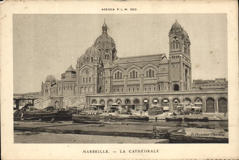Marseille — Die Kathedrale — Agenda P.L.M. 1923, Cl. Chusseau-Fleviens - Vorderseite