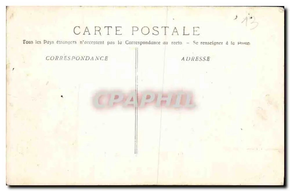 Marselha - O Castelo d'If — Phototyp. E. Lacour — n°64 - Verso