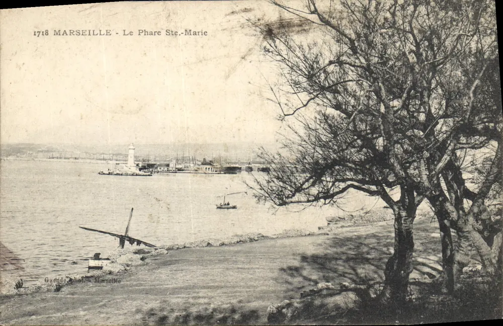 Marseille — Le Phare Ste-Marie — Guehide phot. - Marseille, n° 1718 - Frente
