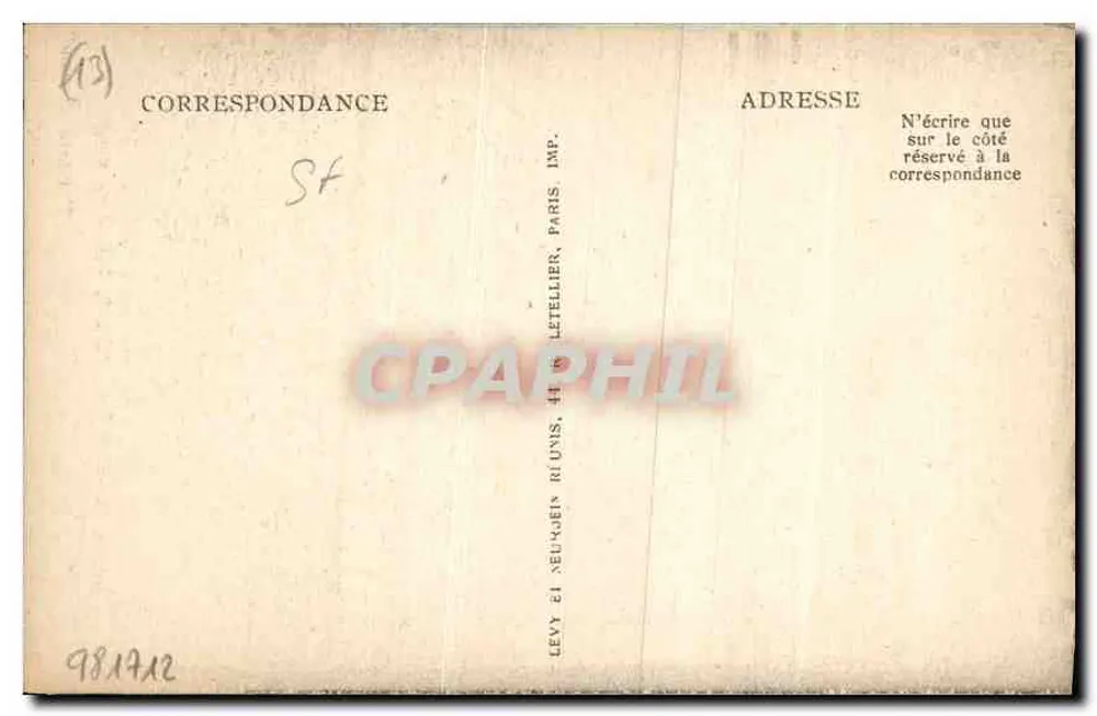 Aix-en-Provence — Tor des Rathauses — Verlag Tavelle - Rückseite