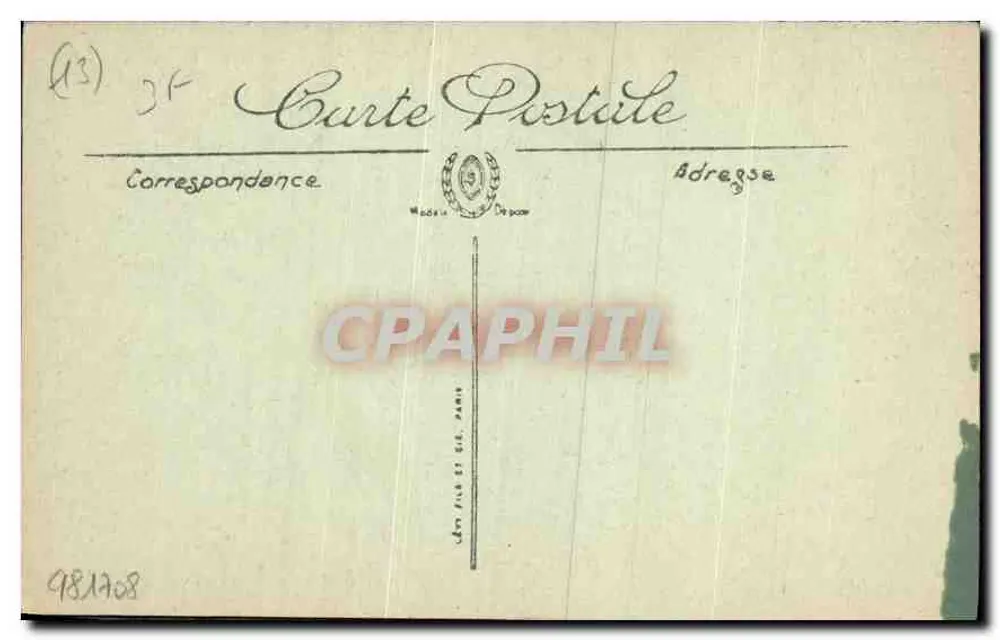 Arles — Museu Lapidário — Dançarina ou Vitória, Estatuária Antiga — Selecta - Verso