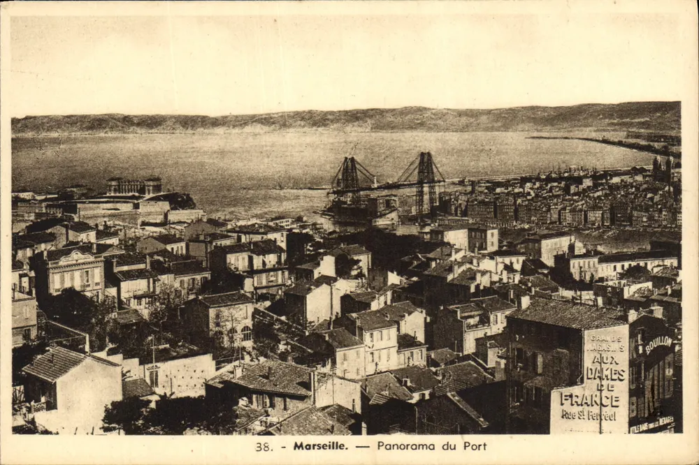 Marselha — Panorama do Porto — A. Tardy, Photo-Edit. - Frente
