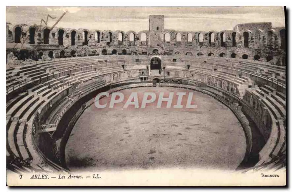 Arles — Les Arènes — Selecta, n°7 - Frente