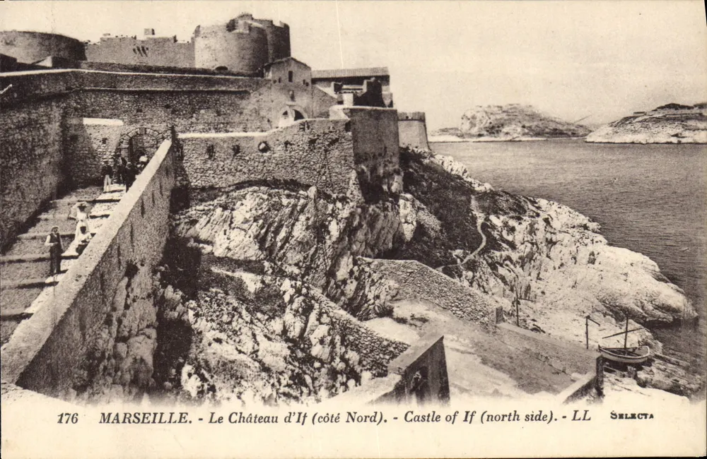 Marseille — Das Château d'If (Nordseite) — Selecta 1776 - Vorderseite