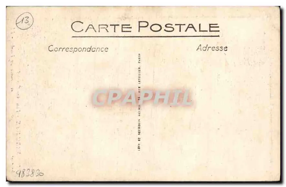 Marseille - Fontaine Cantini und Avenue du Prado — Selectia, n°318 - Rückseite