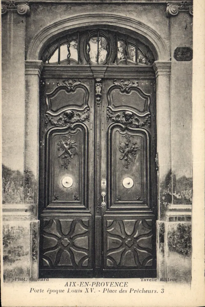 Aix-en-Provence — Tor der Louis-XV-Ära — Place des Précheurs — Verlag Tavelle - Vorderseite