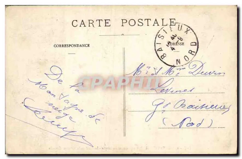 Gavarnie (H.-Pyr.) — Route des Cirques - Fuße der Grande Cascade — C.C. - 13 — Verlag C.C. - Rückseite