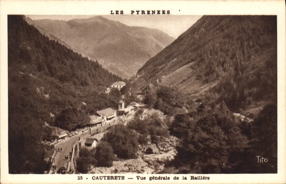 Cauterets — Allgemeiner Blick auf La Raillère — Tito - Vorderseite
