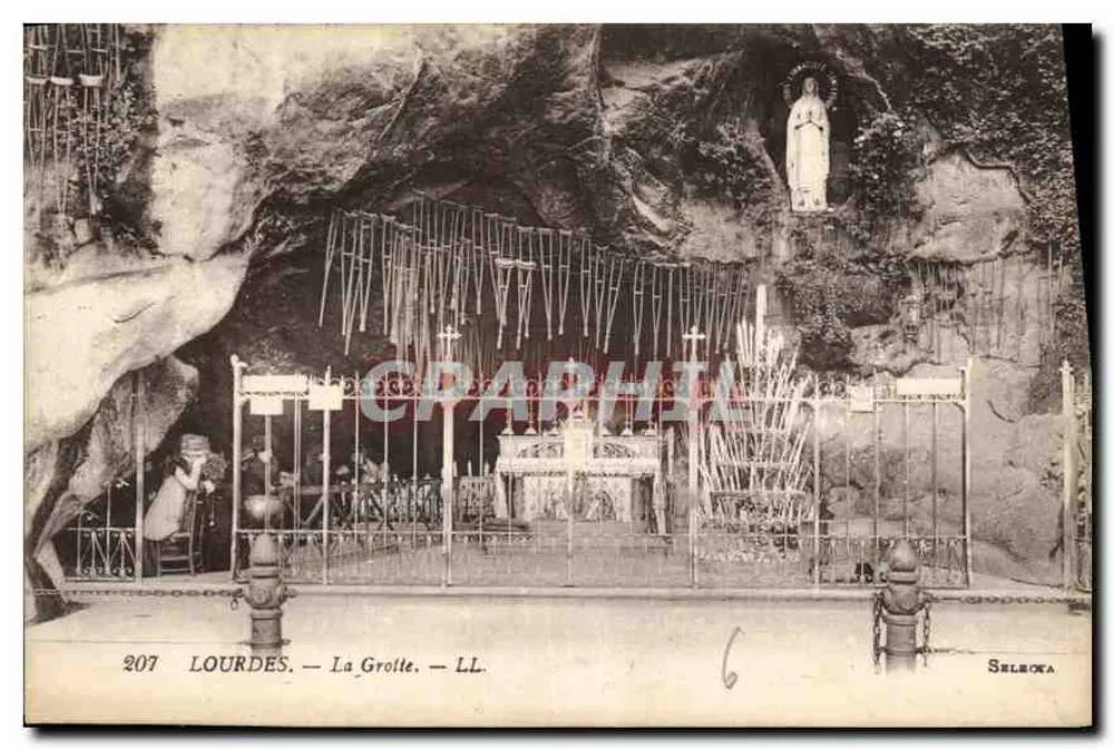 Lourdes — A Gruta — Séléoka, n°207 - Frente