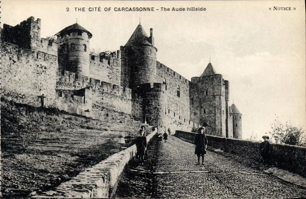 Die Stadt Carcassonne — Die Küste der Aude — Notice - Vorderseite