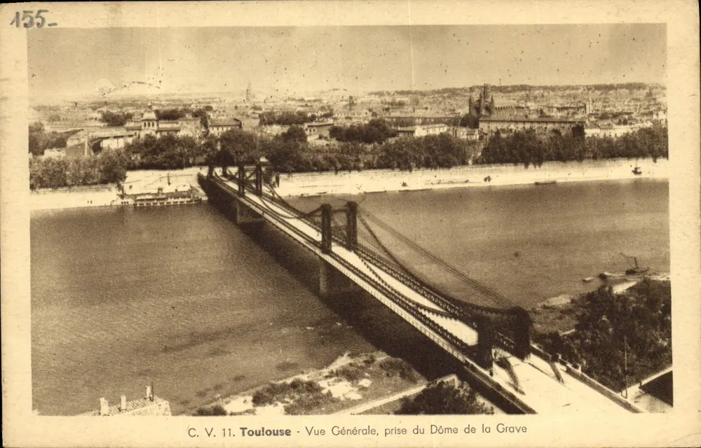 Toulouse - Allgemeiner Blick, vom Dome von la Grave aus — C.V. 11 - Vorderseite