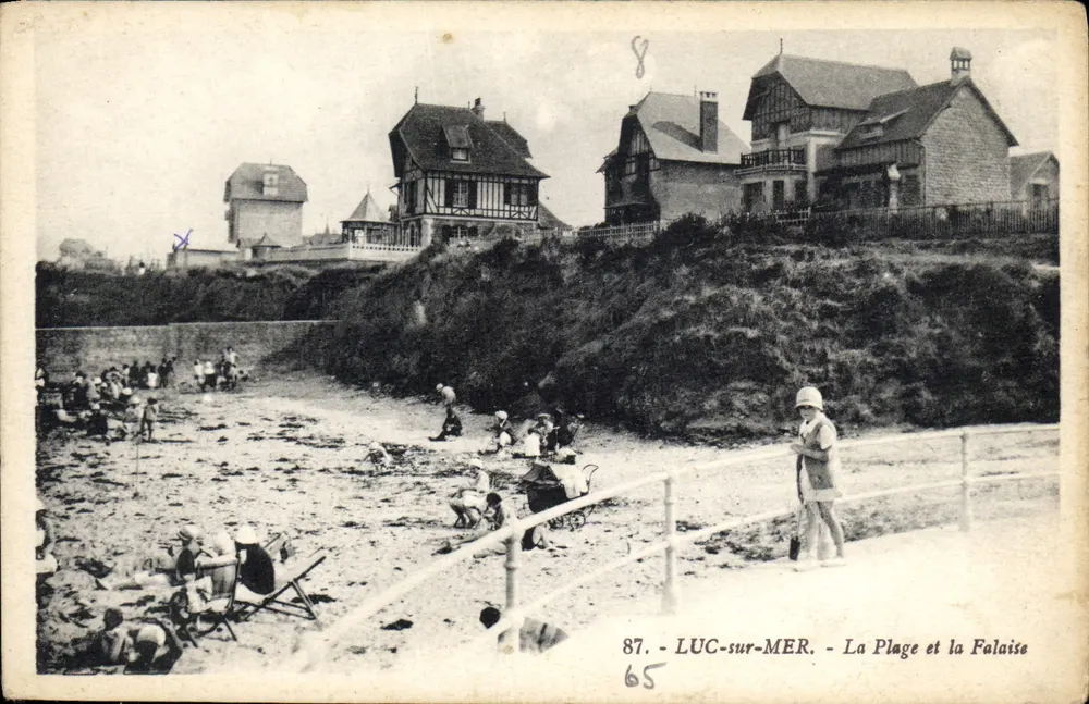 LUC-sur-MER - Die Strand und der Kliff — 87. Verlag nicht sichtbar - Vorderseite