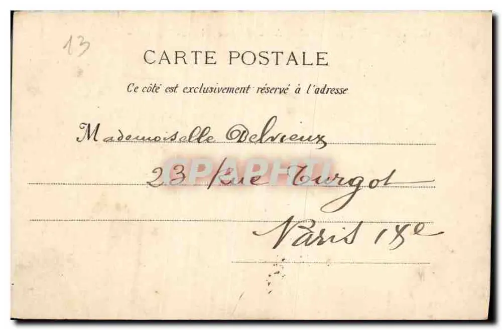 Marseille: Die Aufzüge und Notre-Dame-de-la-Garde — G. M. 40 - Rückseite