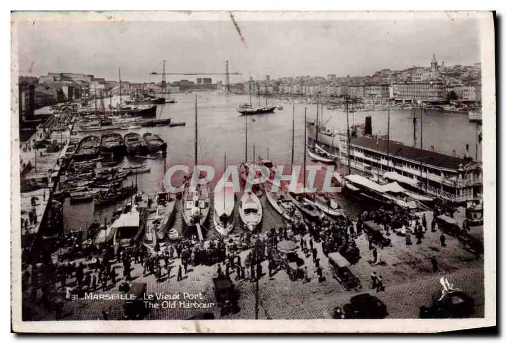 Marseille — Le Vieux Port — Edition La Cigogne, n°31 - Vorderseite